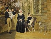 John Frederick Herring Thomas Dawson and His Family Germany oil painting artist